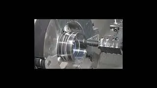Thread Cutting Hardened Steel Cylinder with Homemade Steady Rest #cnc #machine
