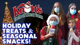 We went into SUGAR SHOCK at Knotts Taste of Merry Farm 2020 - Holiday Themed Food & Christmas Decor!