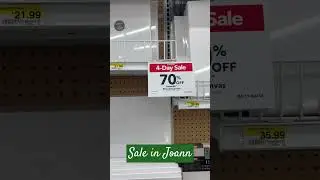 Sale in JOANN store🤩💥#joanns #sale #joannfabric #crafts #canvas #clearance #deal