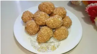 কুমিল্লার জনপ্রিয় হাসনের নাড়ু বা,দলা ⁉️ ভাজা চালের মিষ্টি নাড়ু | naru recipe by Sumaiya ||  cooking 