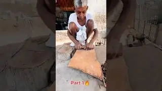 Old Man Making Handmade Luxury Leather Shoes  | Premium Leather Shoe Crafting Part-1  #handcraft