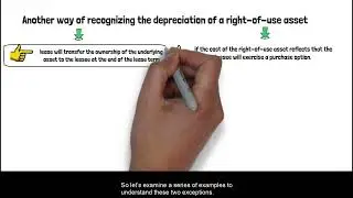 How is the accounting recognition of right of use asset depreciation