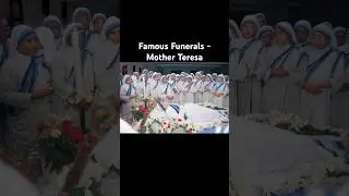 Famous Funerals - Mother Teresa #history #funeral #famous #motherterasa #catholic #saint #death #rip