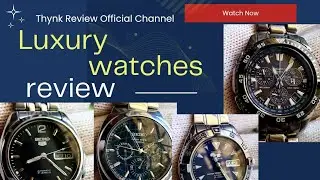 Casio oceanus OCW-6507. SEIKO 5 sports automatic luxury watches review.