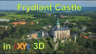 Fr&yacute;dlant Castle, Liberec,  Czech Republic in 3D SBS LR relax video for VR