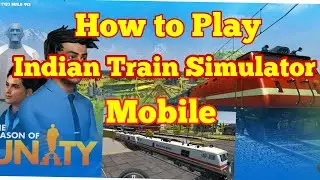 Indian Train Simulator Playing first time in Android Mobile 2023! Top train game