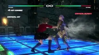 DEAD OR ALIVE 5 Last Round Hitomi and kasumi gameplay