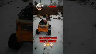 Crawler Tour beim 1. Schnee 💪🏻🤩👍🏻 Reely, Amewi & Tamiya #shorts #rc #hobby #offroad #fun