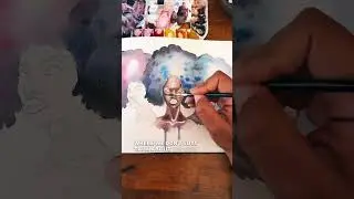 Thank you for being the best part! #blackart #blackspirituality #watercolor #blackempowerment