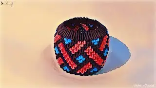 How to make 3d origami Pen holder 68