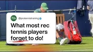 The #1 Thing Recreational Tennis Players Always Forget