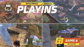FREE FIRE MAX ASIA INVITATIONAL (FFMAI) 🔥| PLAYINS GROUP B-C | GAME 6