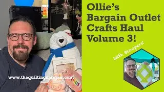Покупки Олли в магазине Bargain Outlet для рукоделия! - Том 3 с The Quilting Camper - Смешные мом...