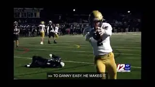Owen Mordas '26 Bishop Feehan HS Football MIAA D2 Playoffs vs. Marshfield WPRI12 on 11-11-23