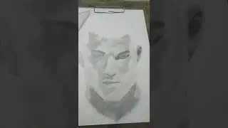 Cristiano Ronaldo portrait sketch 🔥#CristianoRonaldo#CR7#RonaldoSketch#FootballArt#PencilArt#Shorts