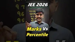 Marks Vs Percentile🔥 JEE Main 2026 1st (January) Attempt✅  | JEE Mains 2026 Cut-Off #jeemain2026