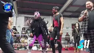 Xtreme Fly, Sure&ntilde;o Fly, Ave de Fuego, Estrella Celestial vs Albatros Jr. Golden Fly, Zigma, Demencia