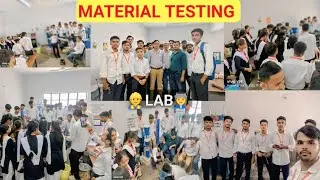 Material testing Lab.  Civil engineering students ( 2025 )