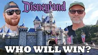 Disneyland Rides POV Challenge in 4K | Dad vs Son Rope Drop Showdown