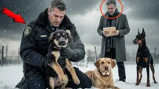 He Opened the Crate in the Snow and Found a Puppy Who Had Already Given Up