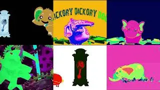 HICKORY DICKORY DOCK ~ 5 ELEPHANTS VS 1 GOLDEN SHEEP | WHO WINS? PARTY CRASH EFFECTS TUTORIAL