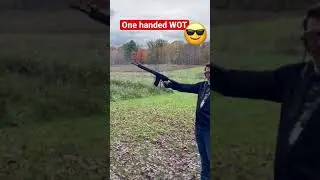 AR15 + WOT &mdash; One Handed 4 Round Burst #shorts