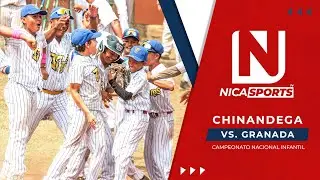 📡 En vivo Béisbol Infantil de Nicaragua / Chinandega 🆚 Granada / Nacional Infantil AA / Semifinal