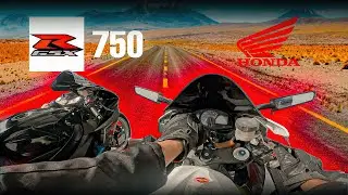 خروجة مع GSXR 750 & CBR 600 #جيكسر