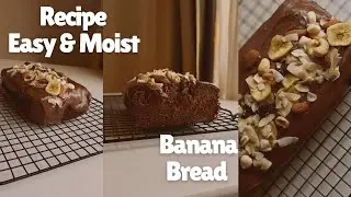 Easy Moist Banana Bread Recipe | Soft Bakery-Style at Home