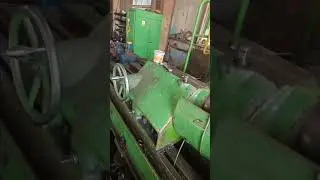 The Russian precision horizontal gear hobbing machine rolls large module gear shafts