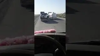 احله سباق تريلات على طريق البصره بغداد