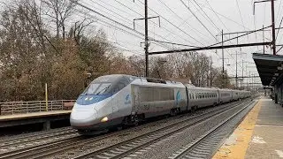 Amtrak & New Jersey Transit Action On The NEC @ Metuchen Station