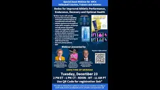20251223 Redox for Improved Athletic Performance, Endurance, Recovery and Optimal Health