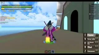 King legacy Black leg showcase