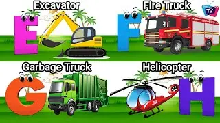 Fire Truck, Garbage Truck | Phonics for Kids | Learn ABC | ABC for Kids | Alphabet Letters, Baby