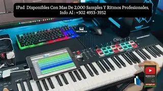 iPad  Disponibles Con Mas De 2,000 Samples Y Ritmos Profesionales, Info Al : +502 4953-3952