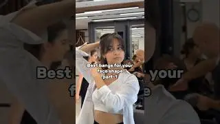 Best bangs for your face shape part-1✨🌷 #aesthetic #glowup #beauty #haircare #hair #haircut #shorts.