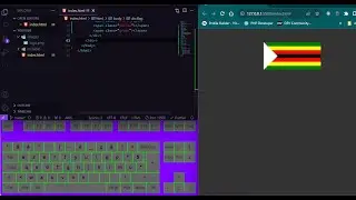 Zimbabwe Flag 🇿🇼 | HTML | CSS | CODE