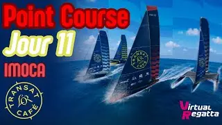 TRANSAT CAF&Eacute; L'OR 2025 POINT COURSE DU JOUR 11 EN IMOCA
