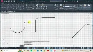 Autocad  Eğitim Videoları 2024  Blend Curves Komutu #Autocad