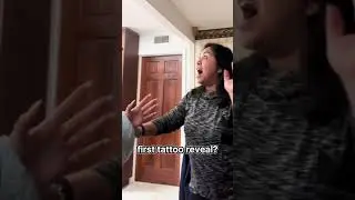 Mom has very mixed emotions seeing her daughter's tattoo! #shorts