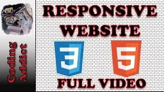 Responsive Website HTML5 and CSS3  - Full Video