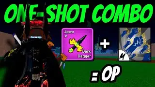 『DARK DAGGER + GODHUMAN』BEST One-Shot Combo | Bounty Hunting Montage | Blox Fruits