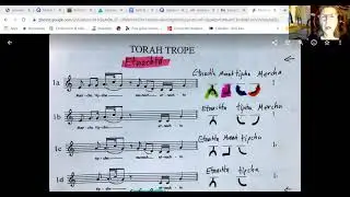 Torah tropes 1 etnachta pink low voice