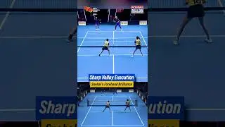 Sharp Volley Execution 🔥 Snehal&rsquo;s Forehand Brilliance #shorts #shortsfeed #pickleball #viral