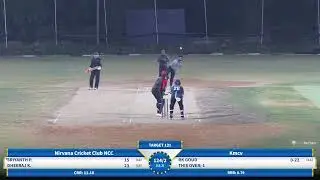 FIVE ELEMENTS SPORTRS  -  WEEK DAY SEASON IV - NIRVANA CRICKET CLUB NCC  VS  KMCV