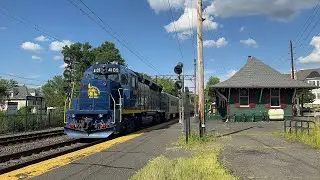First Runs of NJ Transit GP40PH-2 4109 CNJ Heritage Unit on the Gladstone Branch August 2022