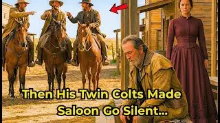 They Mocked the Old Hired Hand Beside the Widow&mdash;Then His Twin Colts Quieted the Saloon
