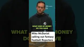 Fantasy Football reporter Mike McDaniel #nfl #fins #football #miamidolphins #fantasyfootball #fyp