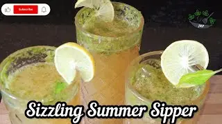 Lemonade with a Kick 😉! Tastey Masala Lemon Soda Recipe|  #drink #summerdrink